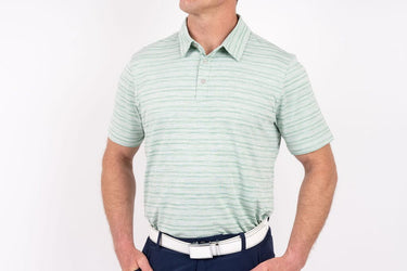 Men's Shirt - Lined Up Green