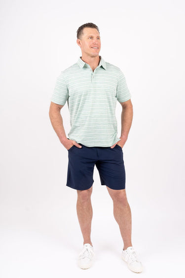 Men's Shirt - Lined Up Green
