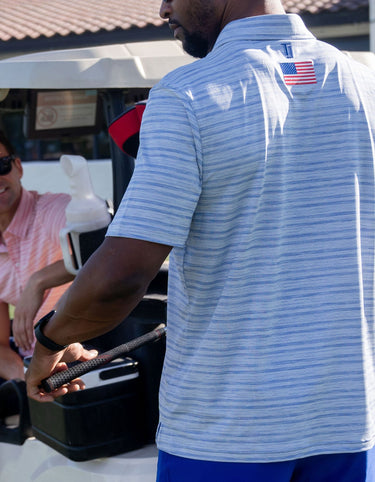 Men's Shirt - Lined Up Royal USA