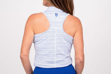 Racerback - Lined Up Royal Women's Golf Shirt TJ Golf