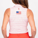 Sleeveless Shirt - Red USA
