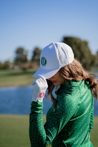 TJ Sport Vent Hat - White/Green