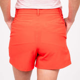 Women's Active Shorts - Red TJ Golf