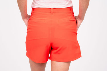 Women's Active Shorts - Red TJ Golf