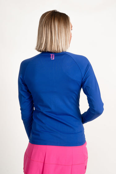 Women's Tour Jacket - Royal Blue/Pink