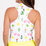 Racerback Golf Shirt - Desert Party Women's Golf Shirt Taylor Jordan Apparel