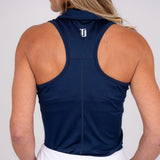 Racerback Golf Shirt-Navy Women's Golf Shirt Taylor Jordan Apparel