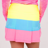 TJ Tour Neon Skirt - Tri Color Women's Skirts TJ SPORT