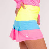 TJ Tour Neon Skirt - Tri Color Women's Skirts TJ SPORT