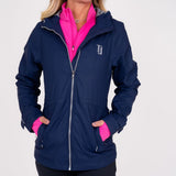 Women's Rain Jacket - Navy Rain Jacket Taylor Jordan Apparel