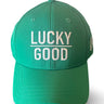 Lucky Good Structured Hat - Green/White