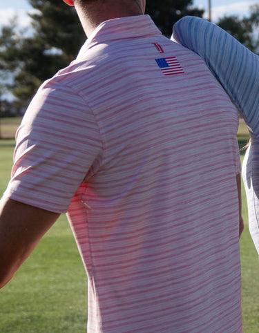 Men's Shirt - Lined Up Red USA