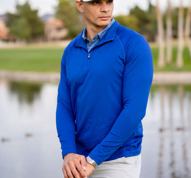 Men's Tour Pullover - Royal Blue