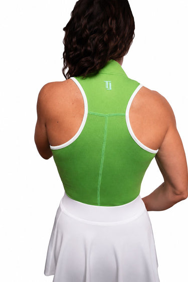 TJ Sport - Racerback-Lime Green with Blade Collar