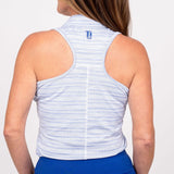 Racerback - Lined Up Royal Women's Golf Shirt TJ Golf