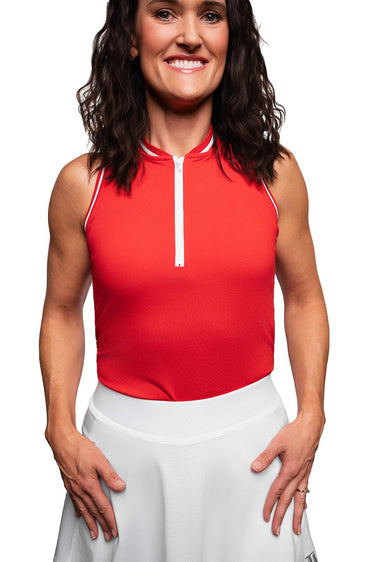 Racerback-Red with Blade Collar