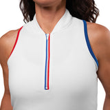 Racerback-White USA