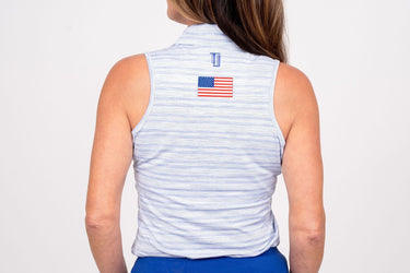 Sleeveless Shirt - Royal USA