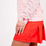 Sun Shirt - Lined Up Red Women's sun shirt TJ Golf