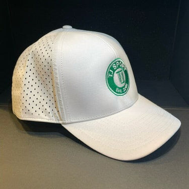 TJ Sport Vent Hat - White/Green Accessories TJ Sport 2