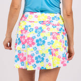 TJ Tour Skirt- Neon Hibiscus