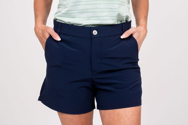 Women's Active Shorts - Navy – TJ Sport