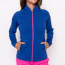 Women's Tour Jacket - Royal Blue/Pink