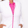 Women's Tour Jacket - White/Pink