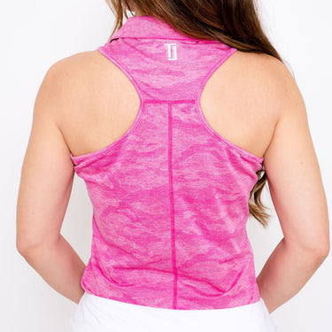 Camouflage Racerback 2.0 - Pink Women's Golf Shirt Taylor Jordan Apparel 