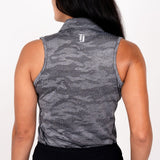 Ghost Camouflage Sleeveless - Black Women's Golf Shirt TJ Golf 