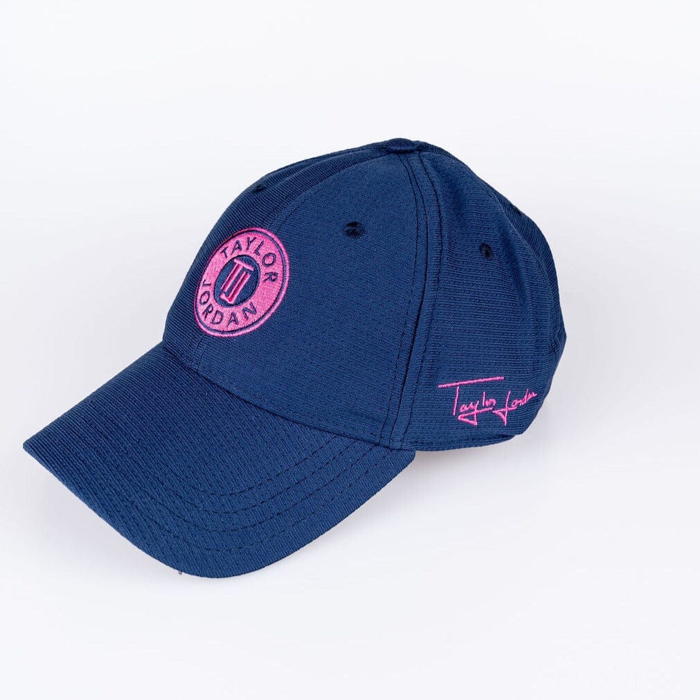 Jordan's Circle Velcro Hat - Navy Blue/Pink Hats 