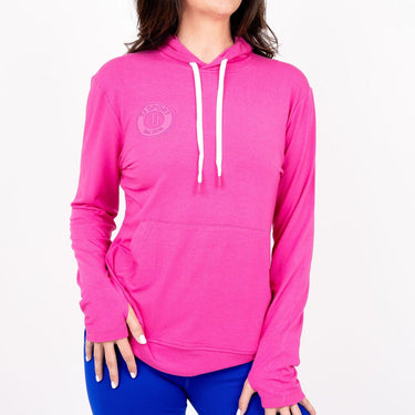 Lightweight Hoodie - Pink Hoodies. TJ SPORT