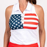 Racerback Golf Shirt - Flag Edition Women's Golf Shirt Taylor Jordan Apparel 