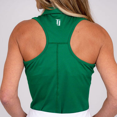 Racerback Golf Shirt - Green Women's Golf Shirt Taylor Jordan Apparel 