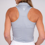 Racerback Golf Shirt-Grey Women's Golf Shirt Taylor Jordan Apparel 