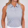 Racerback Golf Shirt-Grey Women's Golf Shirt Taylor Jordan Apparel XS 