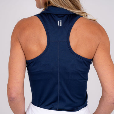 Racerback Golf Shirt-Navy Women's Golf Shirt Taylor Jordan Apparel 