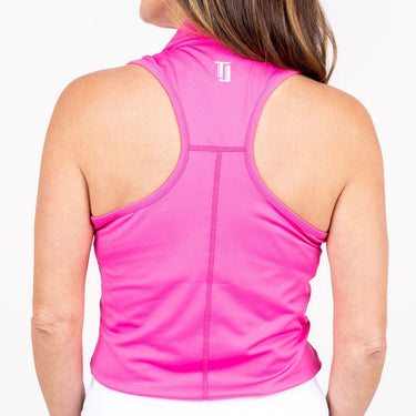 Racerback Golf Shirt - Pink Women's Golf Shirt Taylor Jordan Apparel 