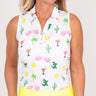 Sleeveless-Desert Party Women's Golf Shirt