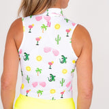 Sleeveless-Desert Party Women's Golf Shirt 