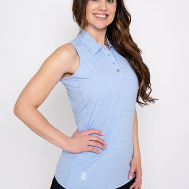 Sleeveless Golf Shirt - Carolina Blue Women's Golf Shirt Taylor Jordan Apparel Carolina Blue X-Small 