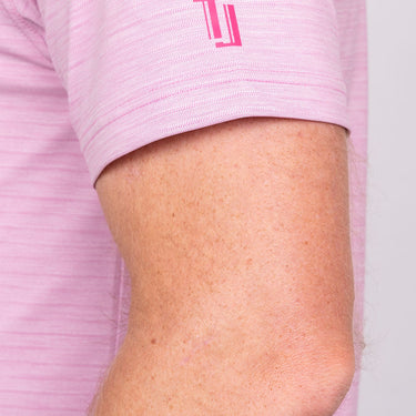 TJ Golf Shirt 2.0- Pink Men's Golf Shirt Taylor Jordan Apparel 