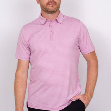 TJ Premier Golf Shirt - Pink Men's Golf Shirt Taylor Jordan Apparel 