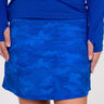 TJ Tour Camo Skirt - Royal Blue Women's Skirts Taylor Jordan Apparel 2 
