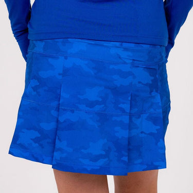 TJ Tour Camo Skirt - Royal Blue Women's Skirts Taylor Jordan Apparel 