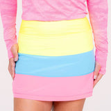 TJ Tour Neon Skirt - Tri Color Women's Skirts  TJ SPORT