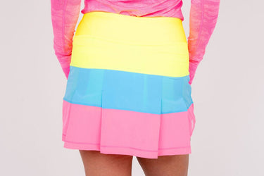 TJ Tour Neon Skirt - Tri Color Women's Skirts  TJ SPORT