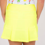 TJ Tour Neon Skirt - Yellow - Short Women's Skirts  TJ SPORT