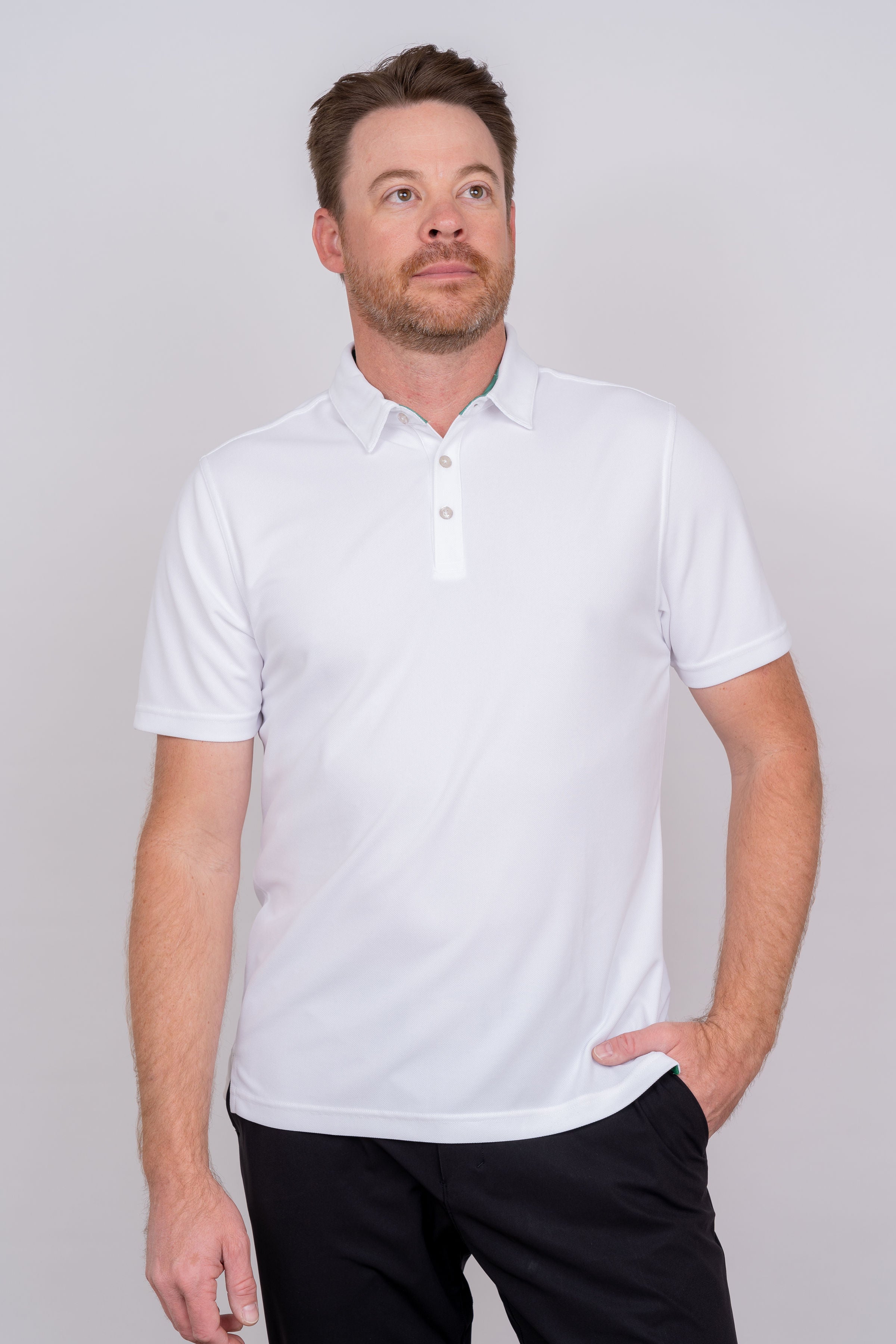 Weekend Polo - Augusta Edition Men's Golf Shirt Taylor Jordan Apparel White Small Masters