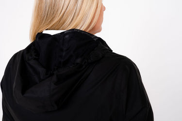 Women's Rain Jacket - Black Rain Jacket Taylor Jordan Apparel 